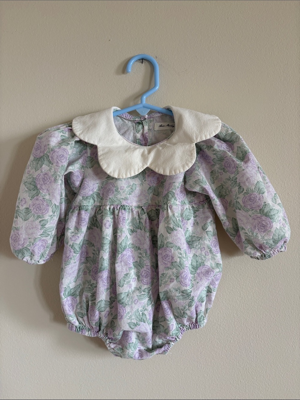 Anne Shirley (Korea) Floral Long Sleeve Bubble Romper